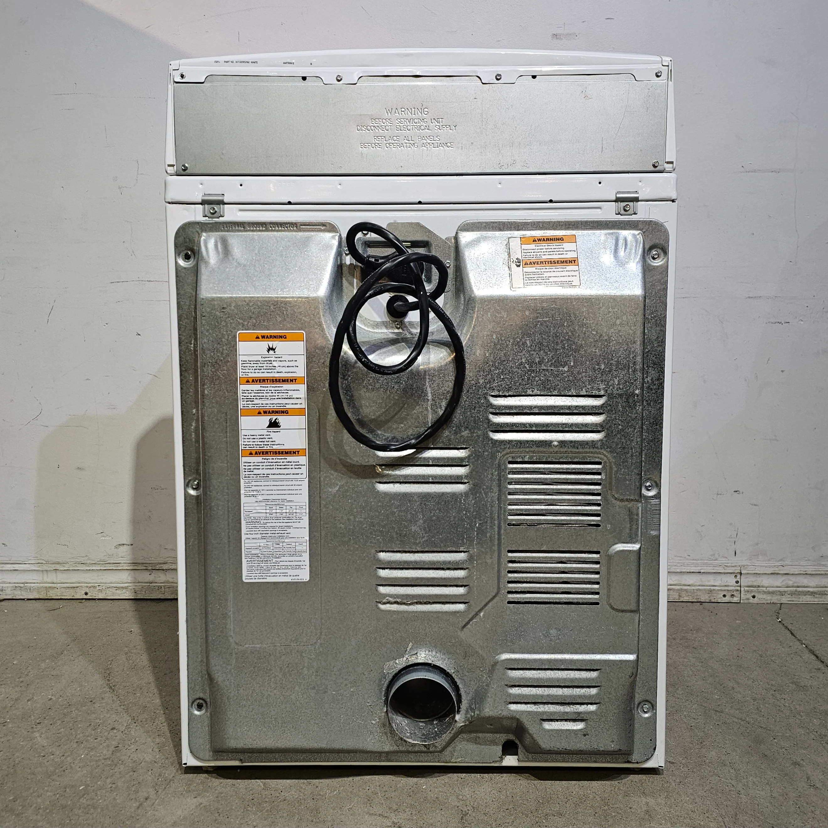 Whirlpool Top Loading Dryer - Image 7