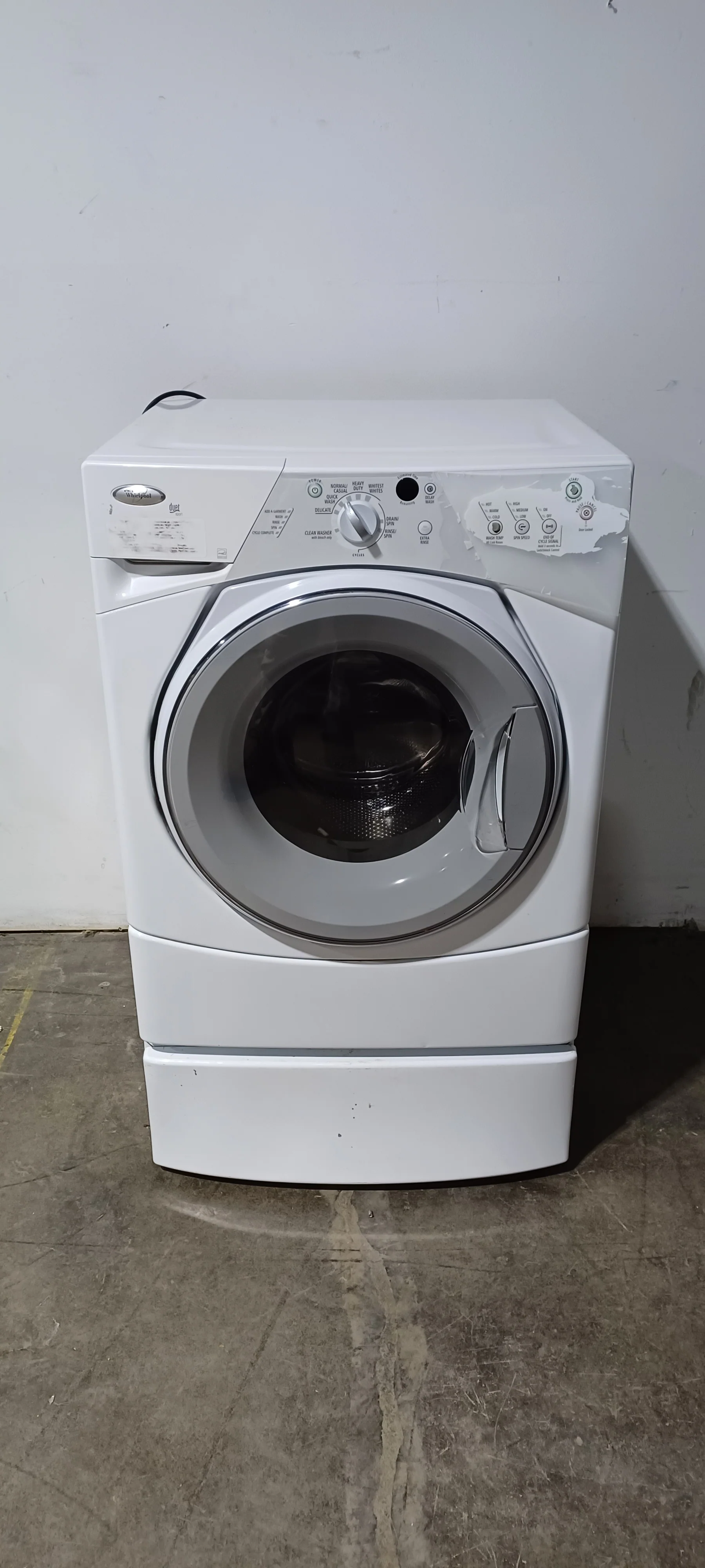 White Whirlpool Washing Machine